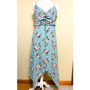 Three Pink Hearts Maxi Dress